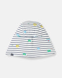 Joules Sonny Legionaire Style Jersey Hat - Snail Race Stripes