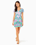 Lilly Pulitzer Women's UPF 50+ Sophiletta Dress - Water Lilly Green Leaf Me In Paradise Engineered Dress