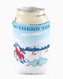Southern Tide Twas The Day After Christmas Magnetic Can Caddie - White Front