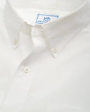 Southern Tide Men's Sullivans Solid Button Down Shirt - Classic White