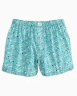 Southern Tide Men's Par-Tee Time Boxer Short - Ocean Teal