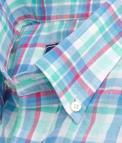 Vineyard Vines Slim-Fit Minnow Plaid Tucker Shirt - On Sale | Krizia Martin