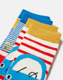 Joules Infant Neat Feet Two Pack Bamboo Socks - Vehicles