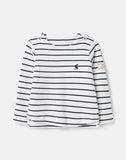 Joules Infant Harbour Jersey Top - Thin Navy Stripe