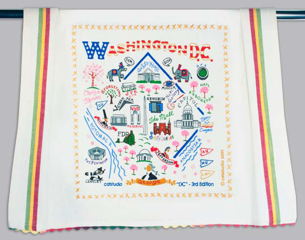 Catstudio Washington DC Dishtowel
