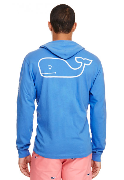 Vineyard Vines Long-Sleeve Vintage Whale Graphic Hoodie - Marine