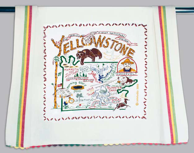 Catstudio Yellowstone Park Dishtowel