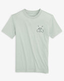 Southern Tide Youth Can't Catch The Skipjack T-Shirt - Heather Slate Grey